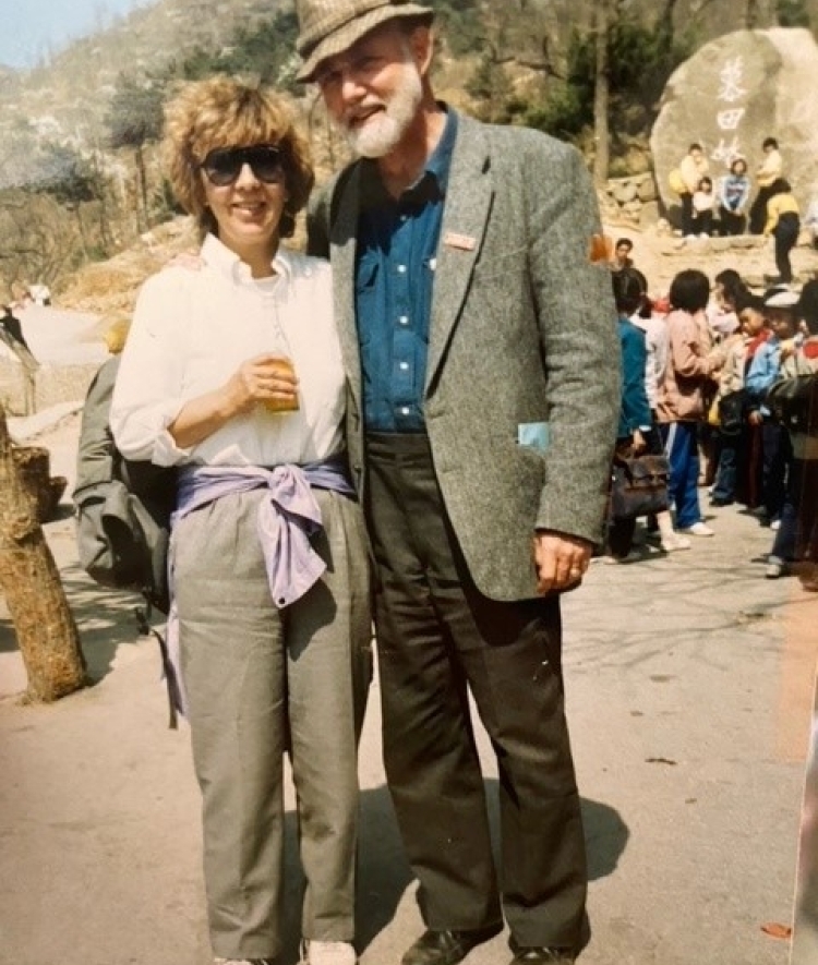 Gil and Siri Holland in China