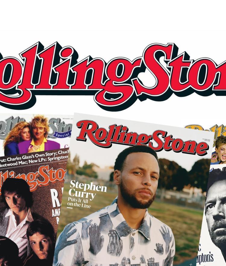 Rolling Stone masthead and covers