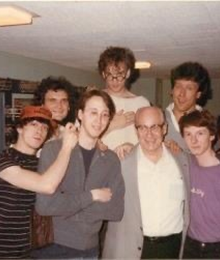 Bertis IV (left) and his brother Bill met Davidson College basketball coach Lefty Driesell during his first visit to Davidson, his father’s alma mater, in 1966.