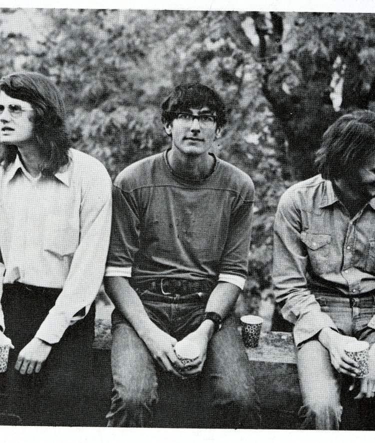 Bill’s senior photo, in the 1974 Quips and Cranks