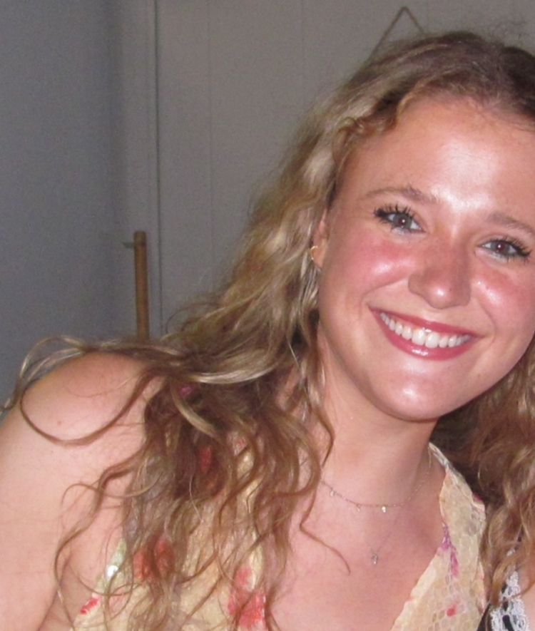 a young white woman smiling