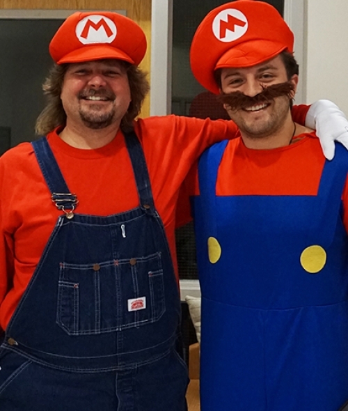 Mario Belloni and Student The Two Marios