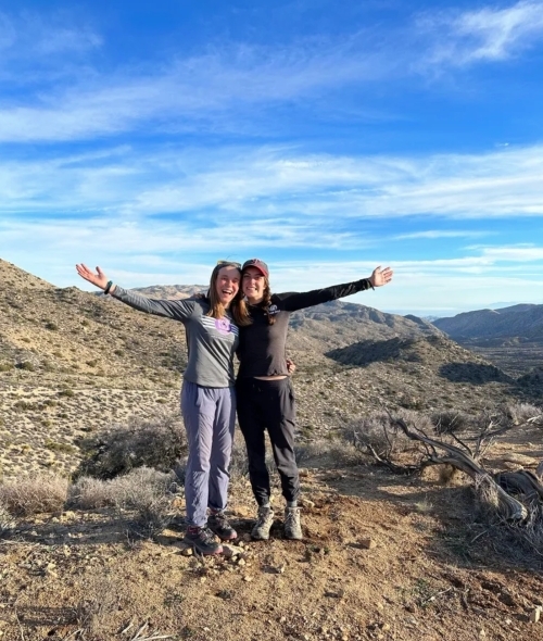 Addie and Isabel in Joshua Tree