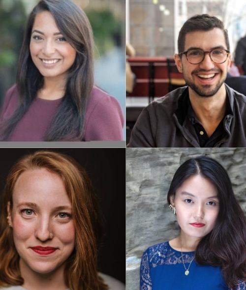 Aisha Shah ‘13, Robert Abare ‘13, Quinn Libson ‘13 and Yuxi Lin ‘13
