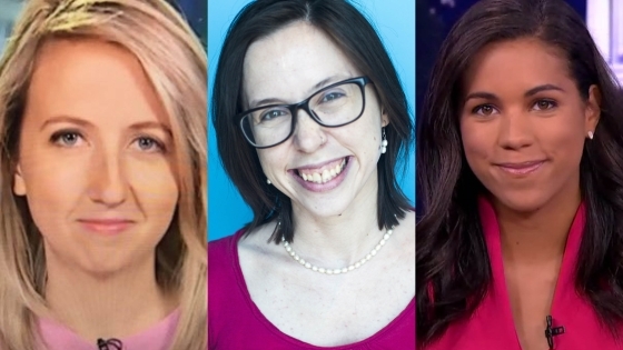 Three reporter headshots