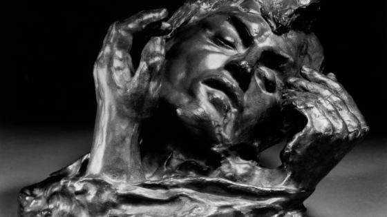 Rodin Sculpture: Head of Shade
