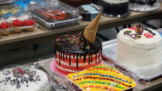 Cake Race Table of Cakes