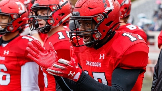 Tyler Chisholm ’21 who wears 17 during a Wildcats football game