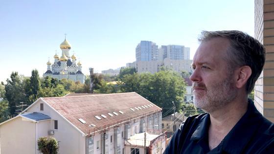 John Ballard ’96 in Kyiv