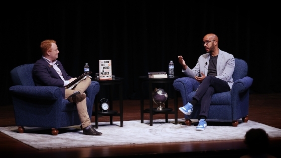 Chris Marsicano and Clint Smith onstage