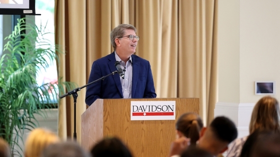 Doug Hicks at Faculty and staff Annual Meeting 2022