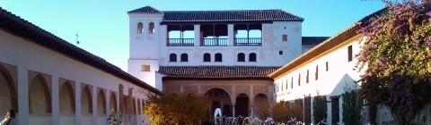 Courtyard in Granada Spain