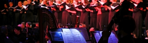 Singers and Musicians at Holiday Gala