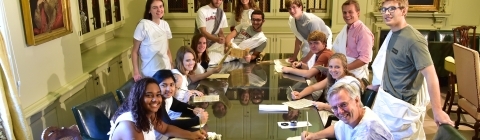 Religious Studies Class in the Archives