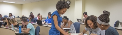 Africana Studies Classroom Professor Benson