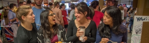 Students at International Festival
