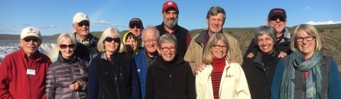 Alumni in Iceland during a trip with the Travel Program