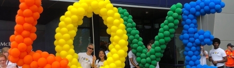 Rainbow LOVE Baloons