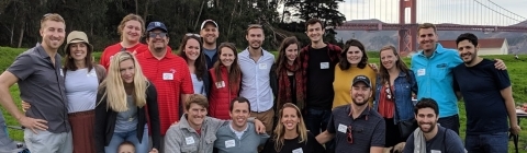 Alumni SFO Gathering by Golden Gate Bridge