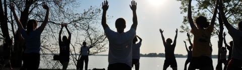 Yoga at the Lake