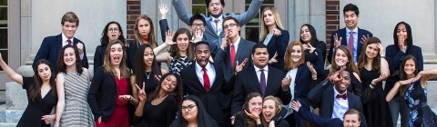 Honors Council Students on Chambers Steps