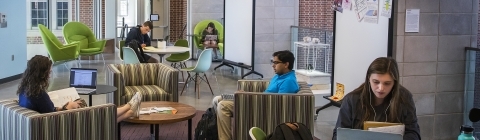 Students Studying in Wall