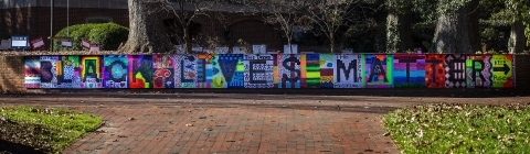 Black Lives Matter Mural on Campus