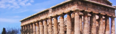 paestum ancient greek city in Italy