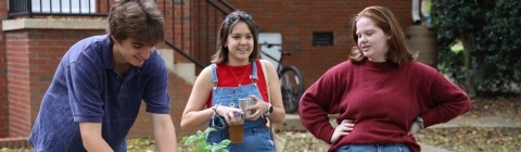 Sustainability Co-op House Residents at Picnic