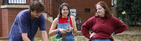 Sustainability Co-op House Residents at Picnic