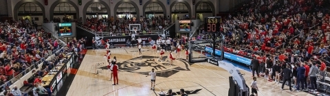 Davidson Basketball Game in Baker Arena