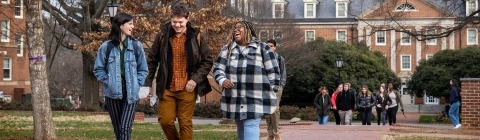 students in fall