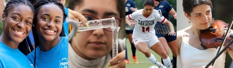compilation of women at Davidson