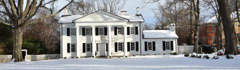 President's House in Snow