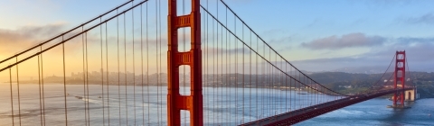 Golden Gate Bridge in San Francisco, California