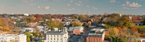 Aerial view of Richmond, Virginia