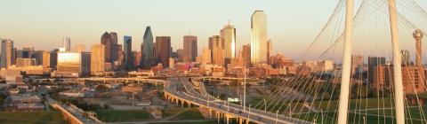 view of the city of Dallas, Texas 
