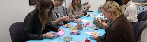 Students working in the DACE Studio