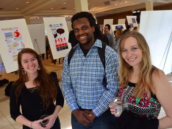 Students at Poster Session