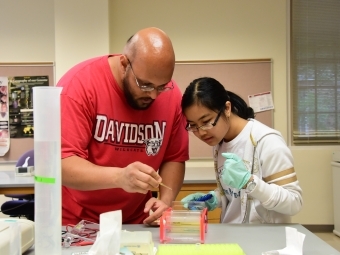 Prof. Mark Barsoum Conducting Research with Student