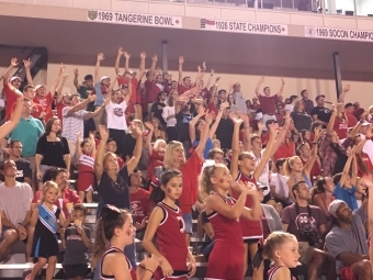 Homecoming Game Alumni Cheering