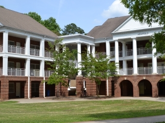 Exterior of Armfield Martin Court apartment building