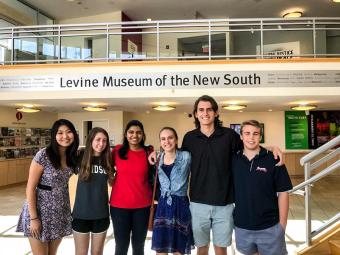 Education scholars group shot at the Levine Museum of the New South