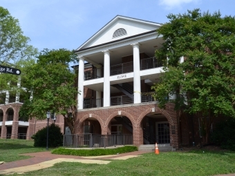 Exterior of Flowe Apartment Building