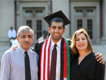 Kamran Kayeum Shahbaz and family