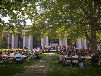 Verna Case Symposium Under the trees