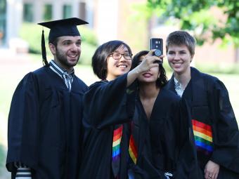 Students Take Selfies