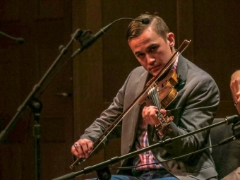 Scott Stegall Playing the Fiddle On-Stage