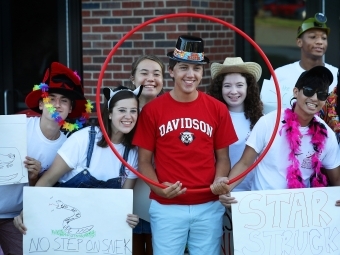 Orientation 2019 Student with hulahoop