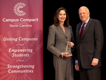 Carol Quillen Receiving Award